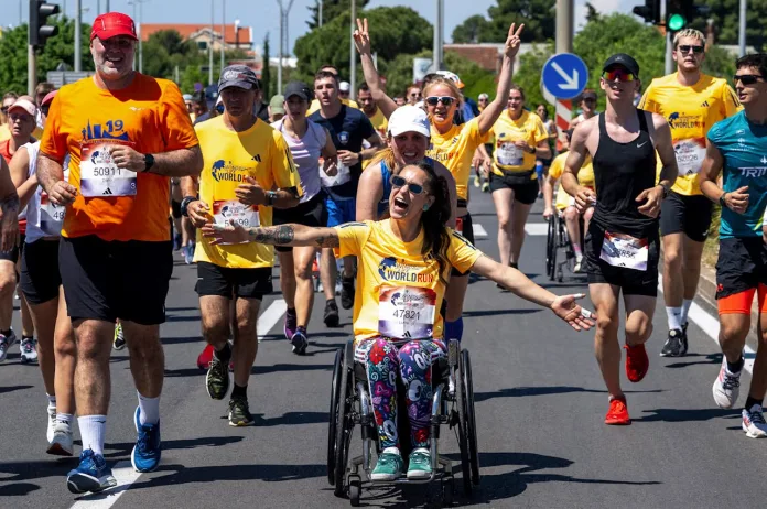 Participantes en Wings for Life